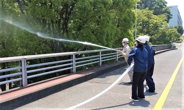 機械消火訓練（静岡）