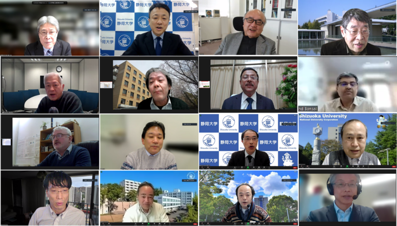 Plenary / Invited speakers and professors of Shizuoka University