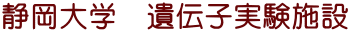静岡大学　遺伝子実験施設